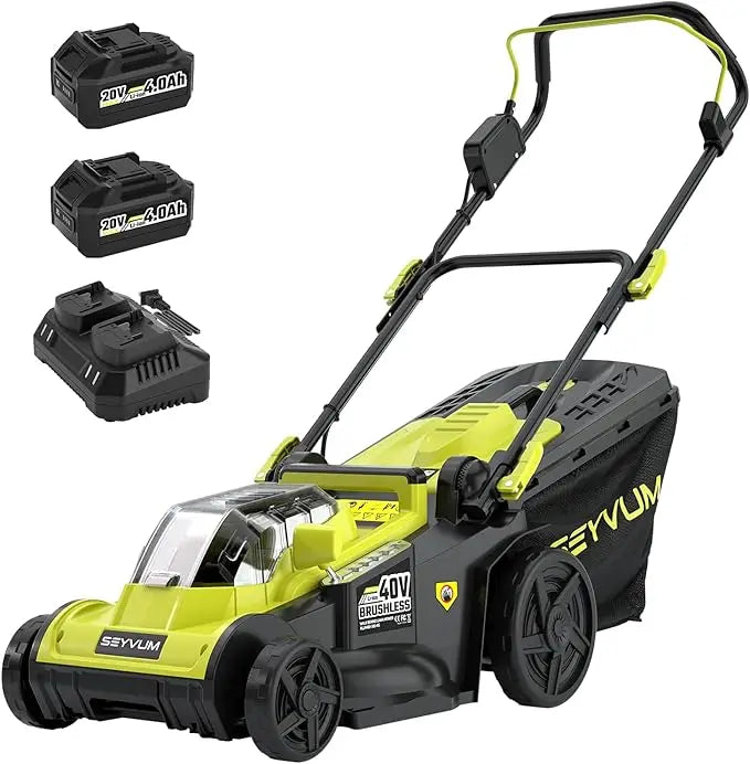 Lawn Mower Cordless with 45L Grass Collection