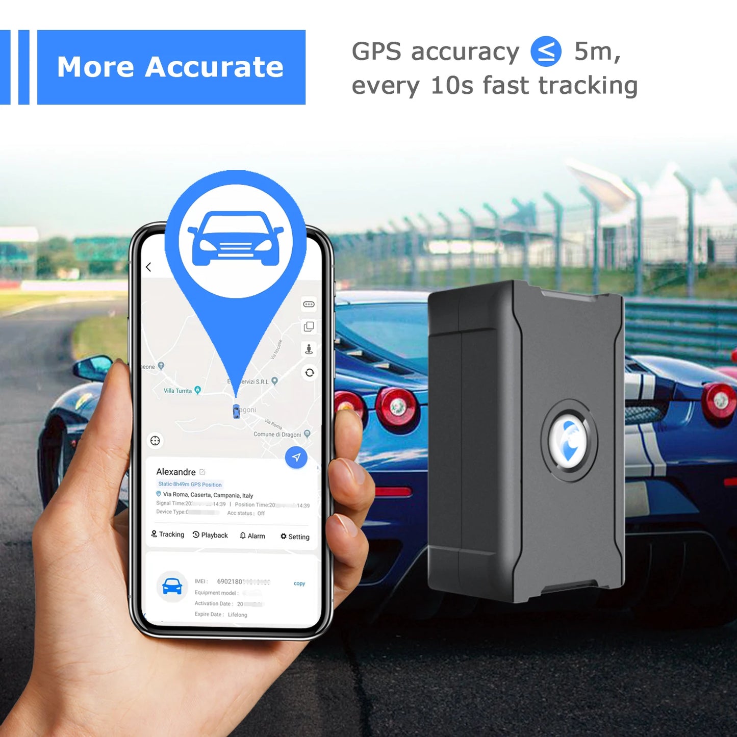 Gps locator car
