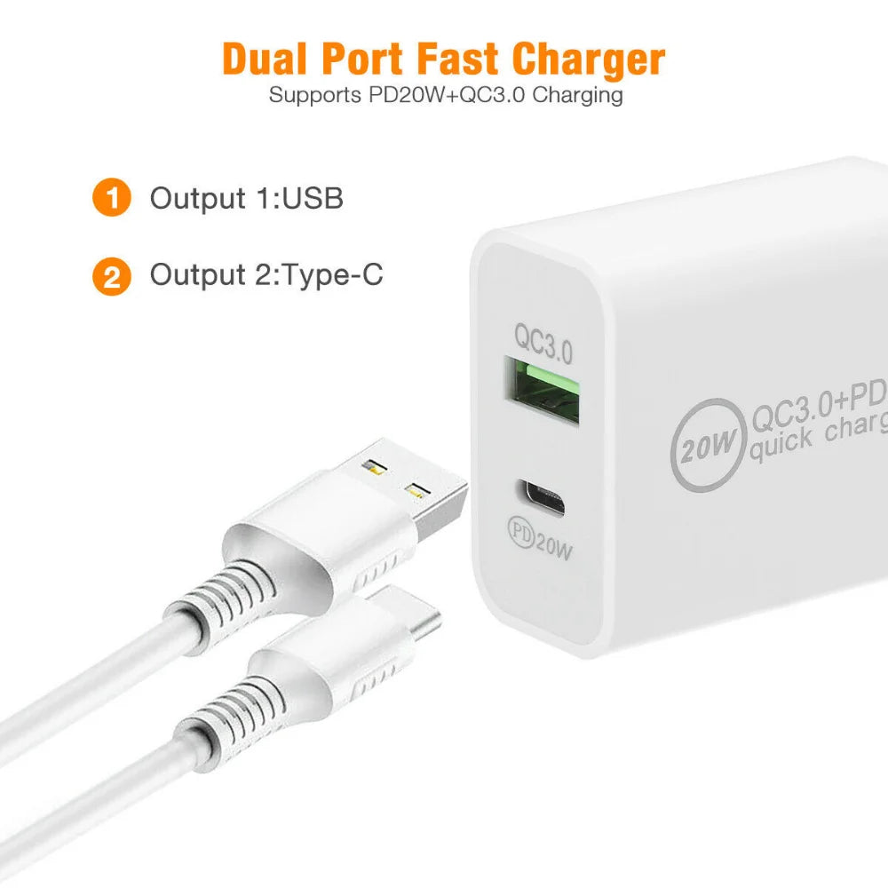 50X Lot 20W High-Speed USB Type-C