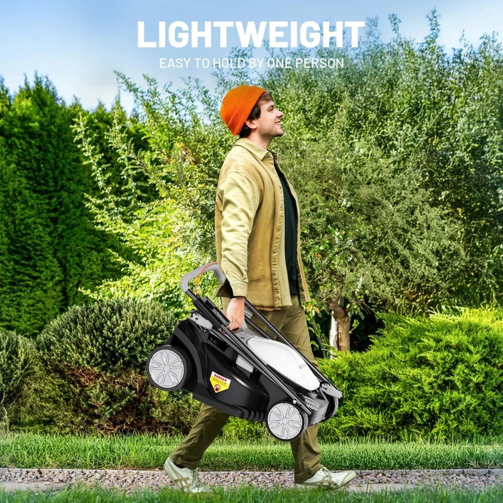 Electric Lawn Mower Cordless,Grass Cutter Machine for 1600